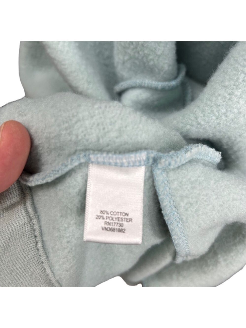 Merona Vintage Pale Blue Car Coat Size L - Picture 6 of 9